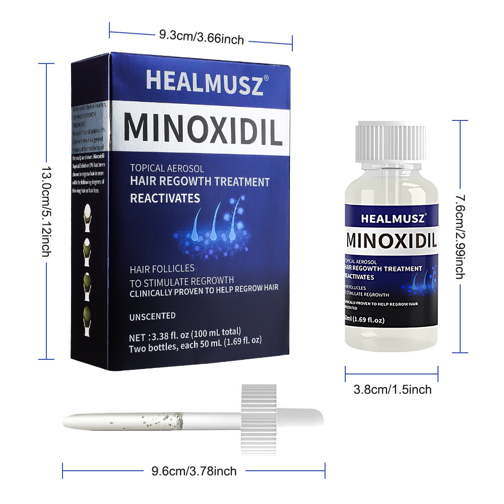 6 Pack Minoxidil 5% Extra Strength Men Hair Regrowth Treatment 6 Month Supply