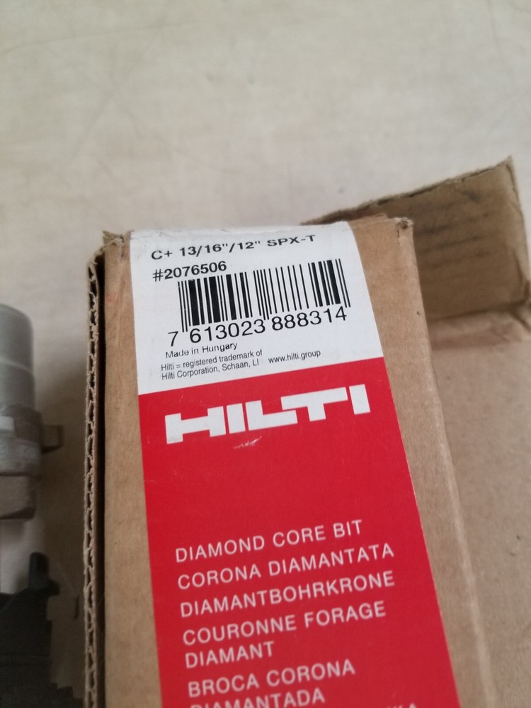 Hilti Core Bit SPXT-T C+ 13/16" / 12"