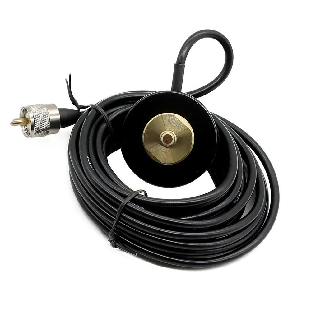 Convenient NMO Magnet Mount Base for UHF NMO Antennas 5M Cable Easy Setup