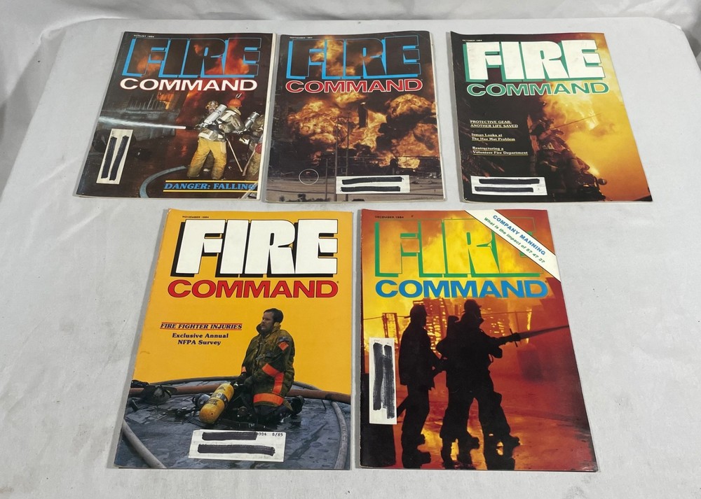 FIRE COMMAND magazine 11 issues from 1984