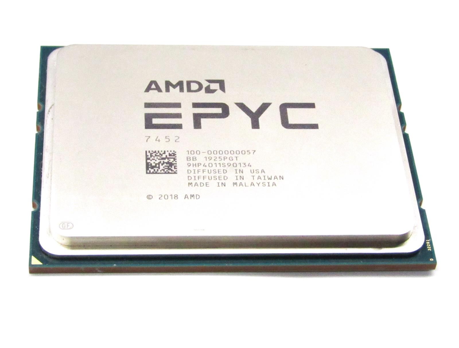 AMD 100-000000057 Server CPU | 2.20GHz 32-Core EPYC 7452 | Socket SP3