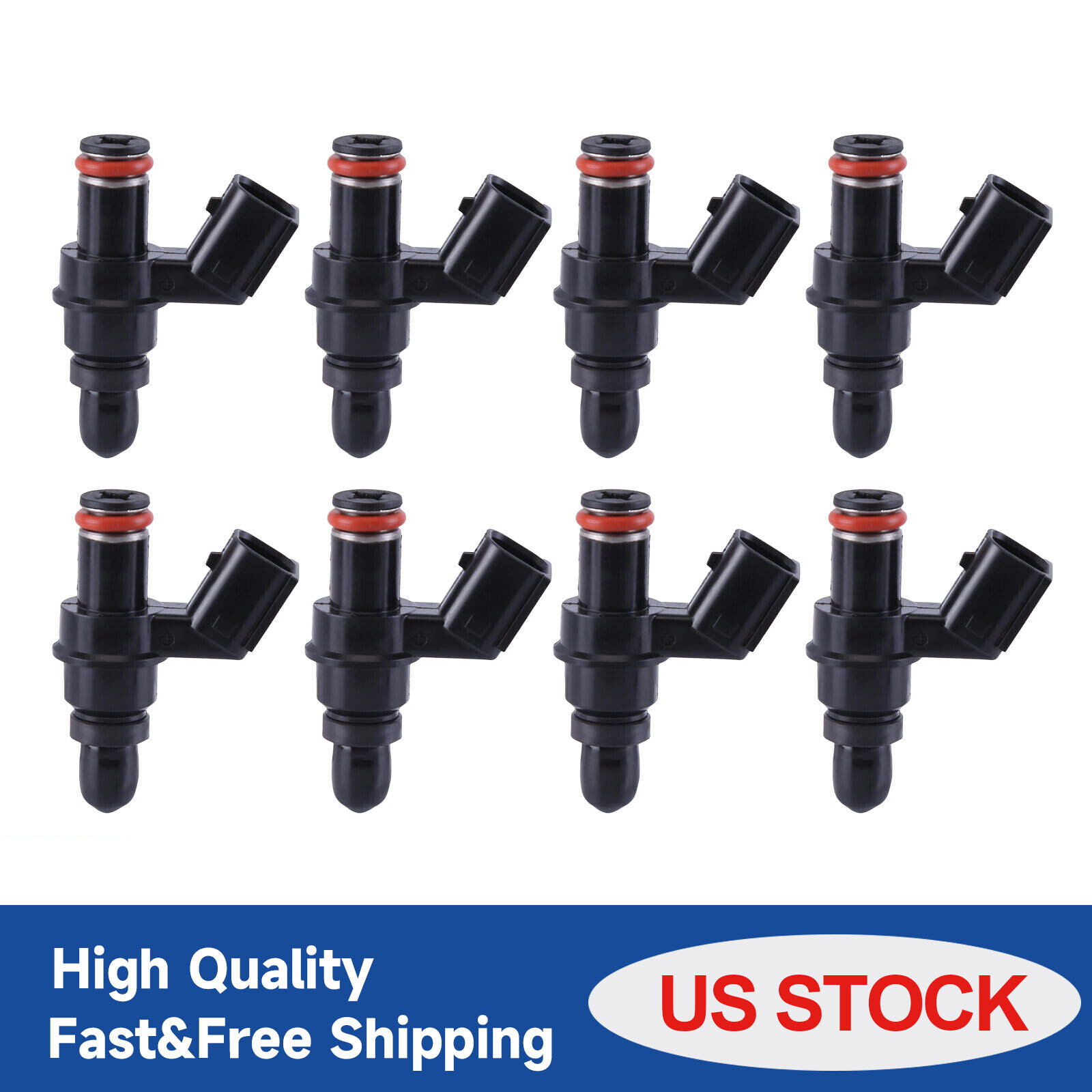 Set of 8 Fuel Injectors For Suzuki GSXR1000 2007 2008 15710-21H00