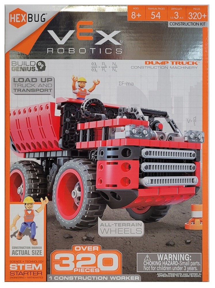 HexBUG VEX Robotics Red Dump Truck STEM Starter Over 320 Pieces