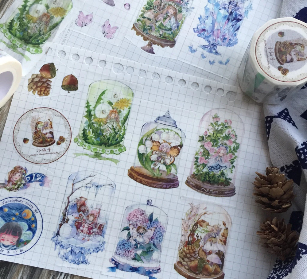 Fairy Bottles Seasons PET Tape SAMPLE LOOP