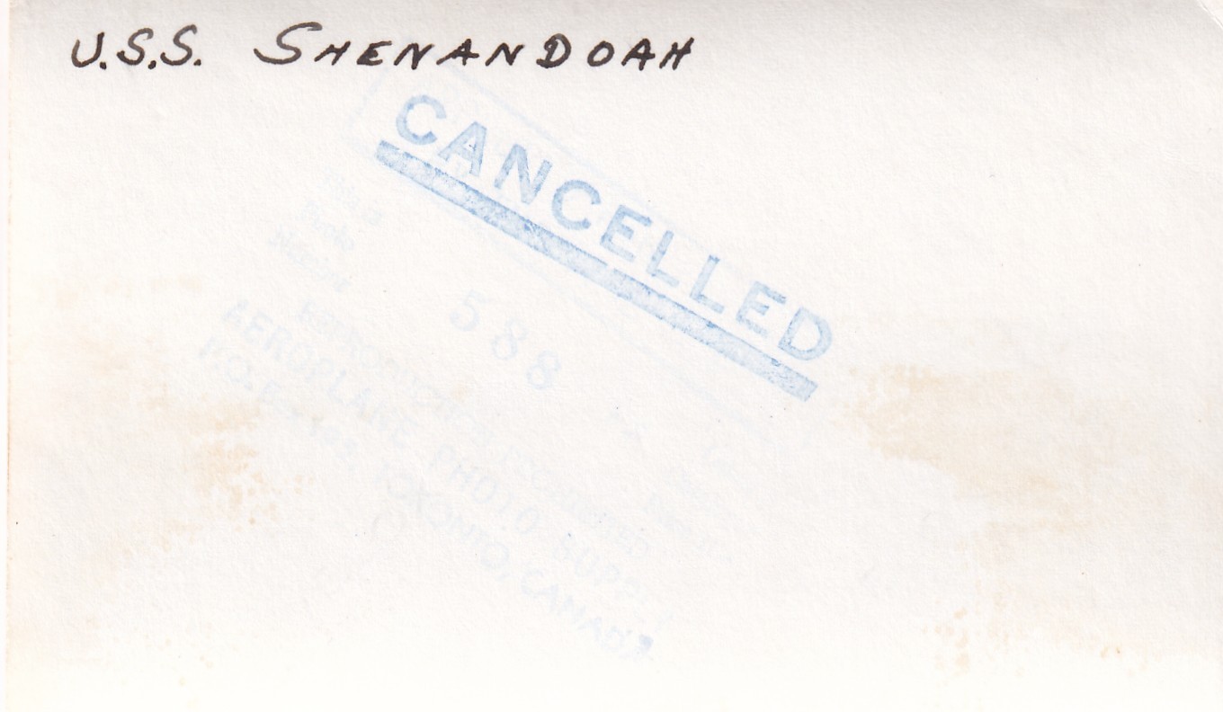 Vintage 1940s Aeroplane Photo Supply US Navy USS SHENANDOAH ZEPPELIN AIRSHIP 593