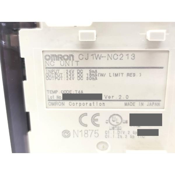 OMRON CJ1W-NC213 Ver.2.0 PLC Network Module USED