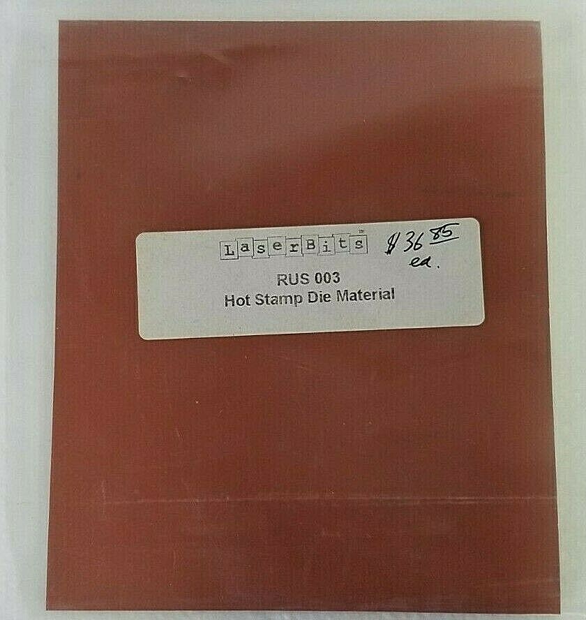 Laserbits RUS 003 Hot Stamp Die Material 6 x 5