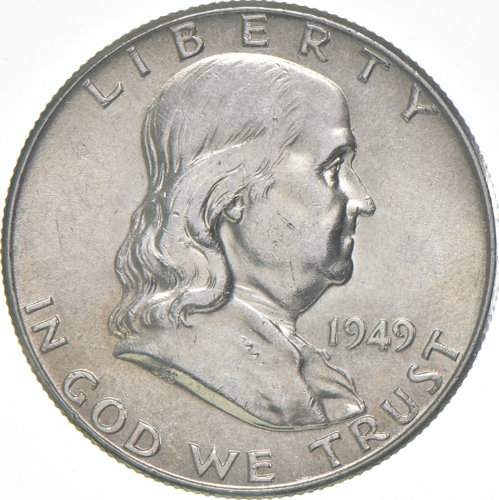 1949 Franklin Half Dollar AU