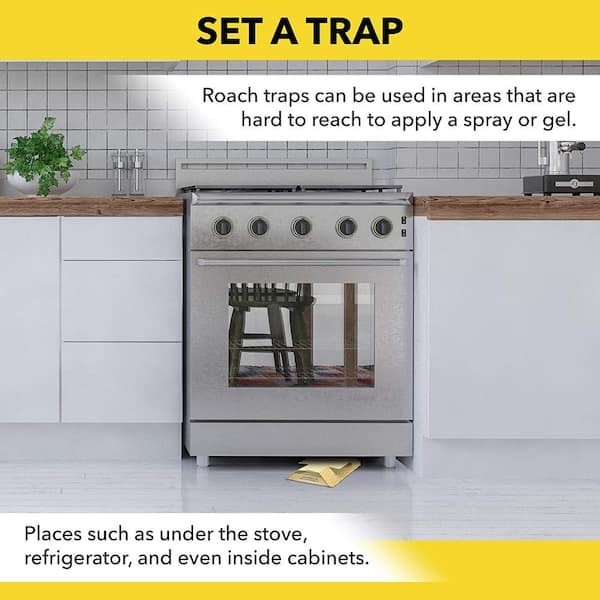Harris RTRP 2 Pack Large Roach Traps With Lure