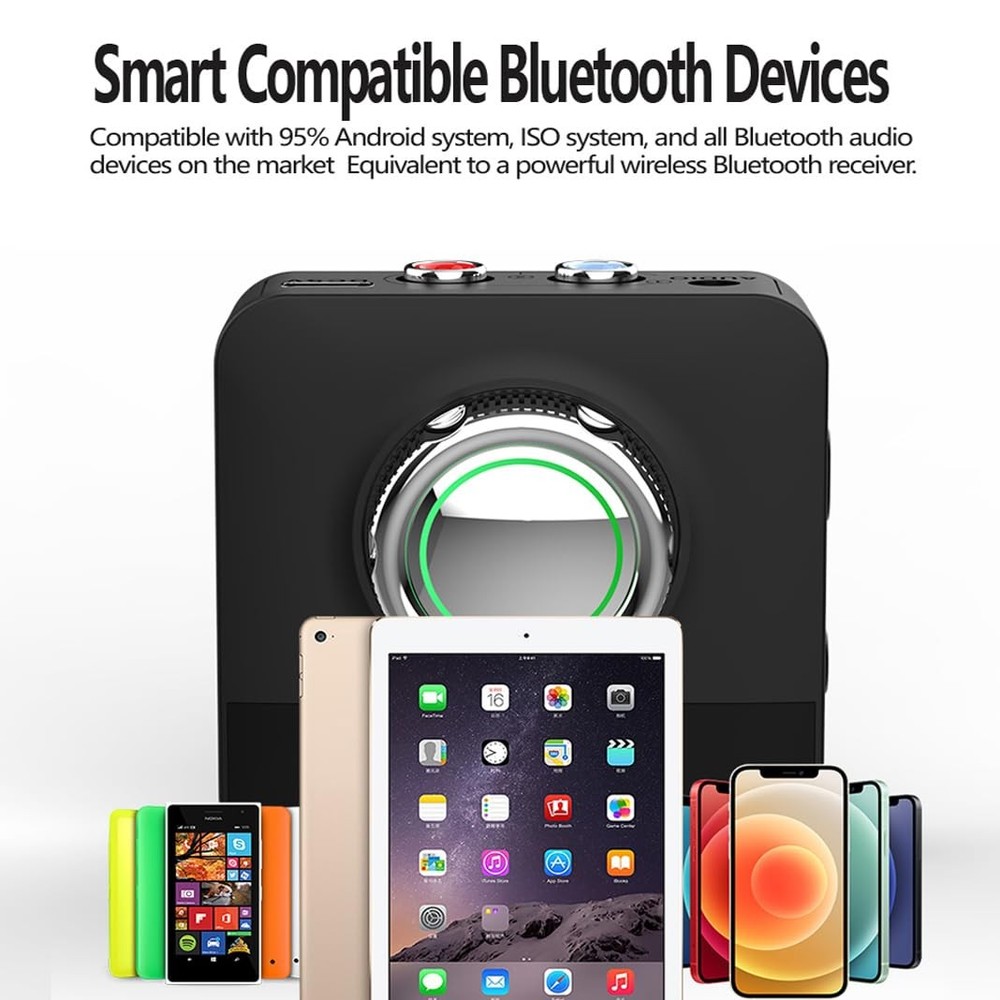 Bluetooth Audio Receiver, with LDAC/APTX Low Latency/APTX HD/AAC/SBC, Wireles...