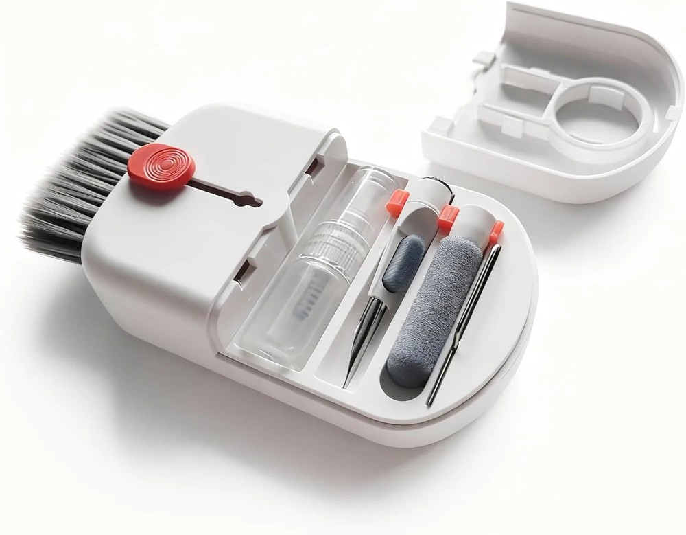 Keyboard Cleaning Kit with Screen Cleaner Brush, 9-in-1 Multi-Purpose Electronic