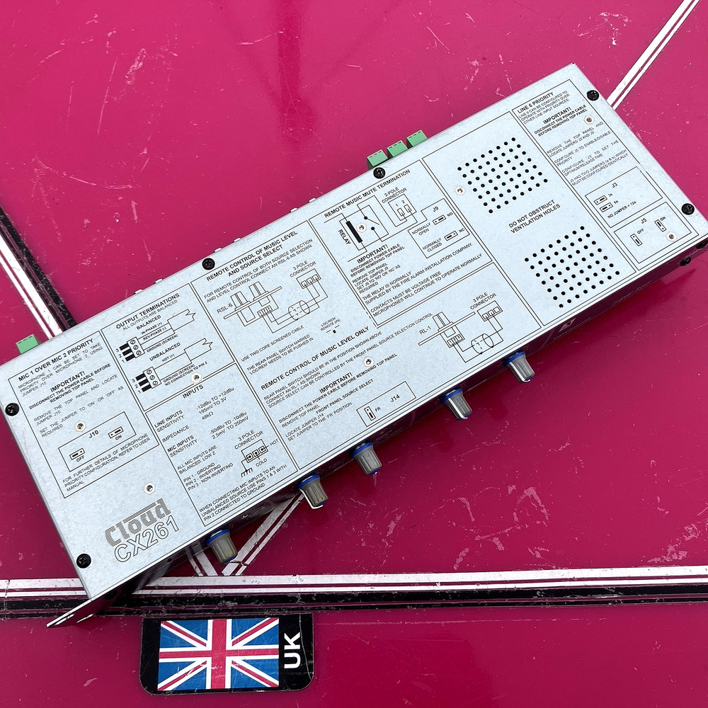 CLOUD CX261 MP3 single zone audio mixer (used)