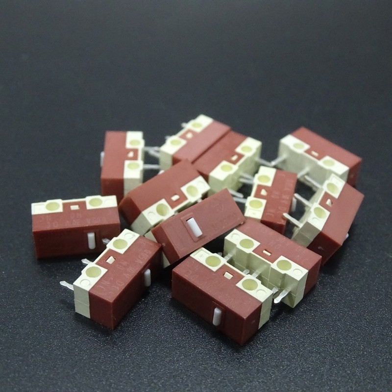 8Piece/Set Mouse Micro Switch Micro Mute Button HUANO Silent Mouse Microswitch
