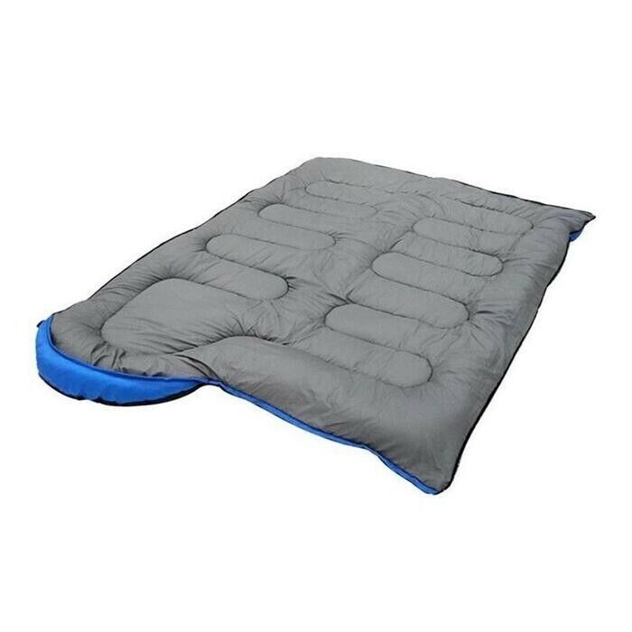 2 Pack - Mummy Sleeping Bag 7' Comfortable Camping Backpacking Sleep Sack Blue