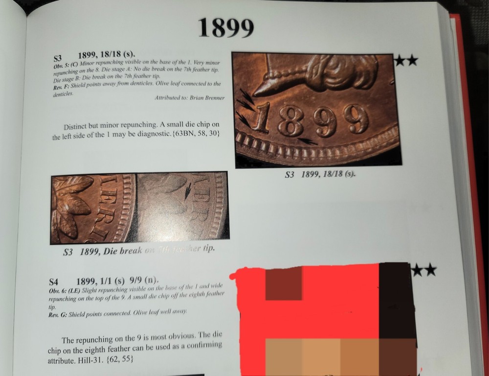 1899 Indian Head Cent AU+++ Snow-3