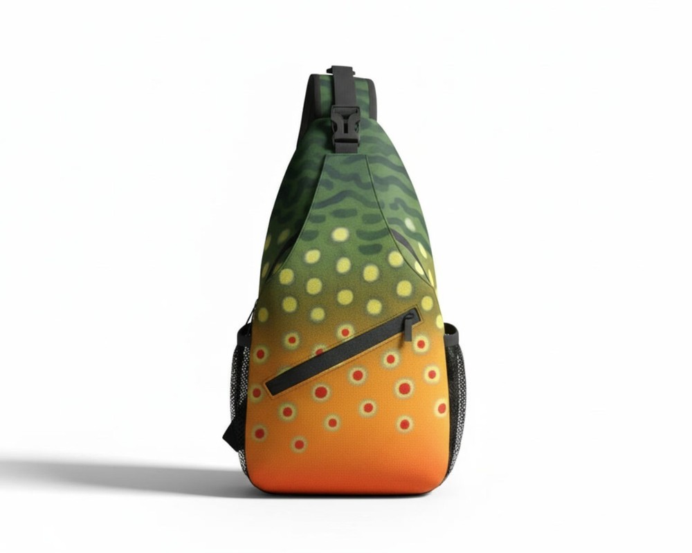 Graywolf Brook Trout Sling Pack — Lightweight, Waterproof - Chest Pack