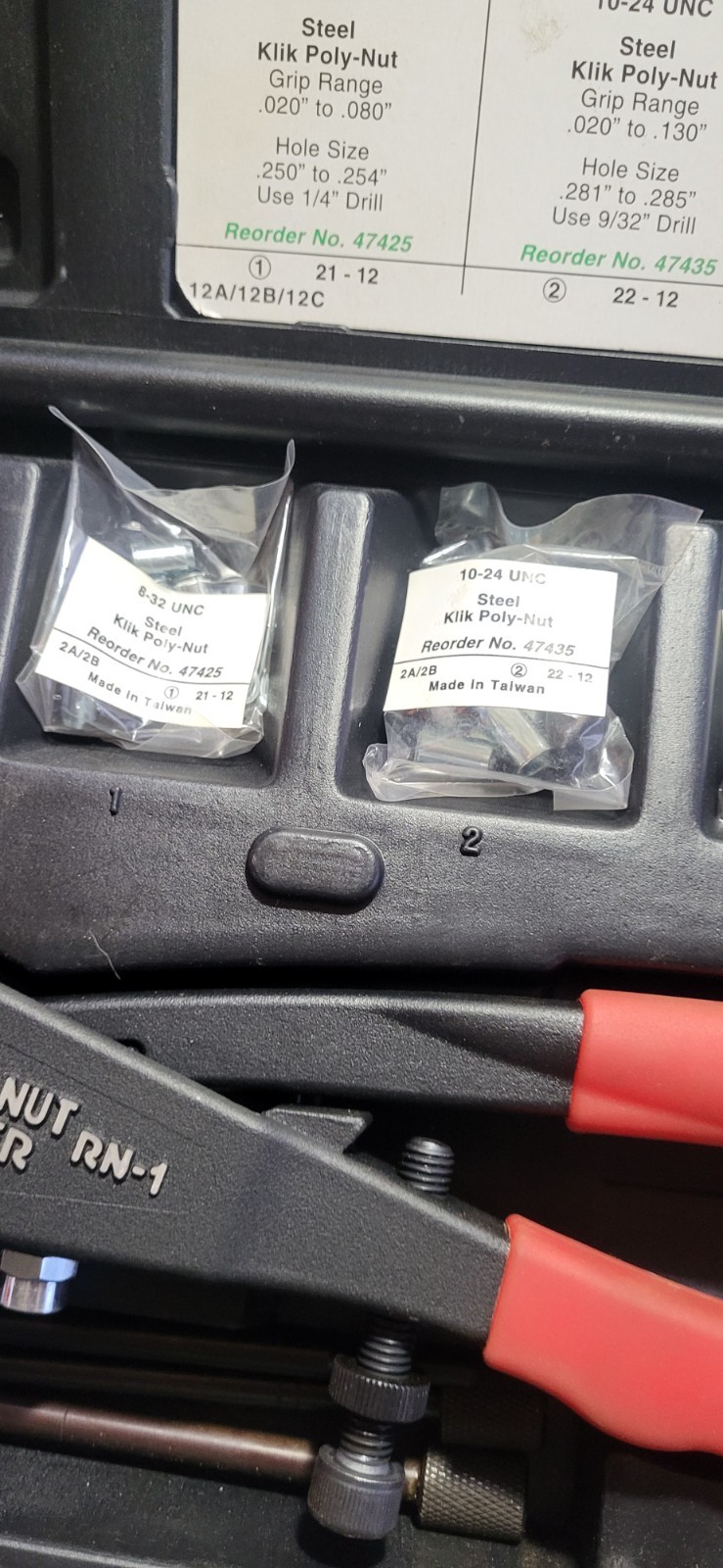 Marson Poly Nut Rivet Set 39302