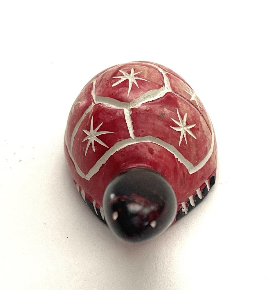 Handmade Soapstone Turtle Figure 3.5"
