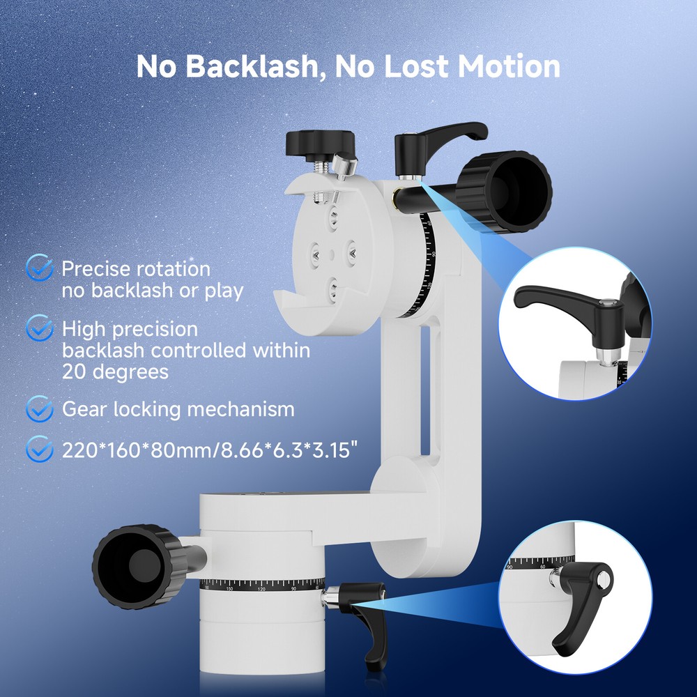 SVBONY SV225Mini Alt-Azimuth Telescope Mount Adjustable Angle Visual Astronomy