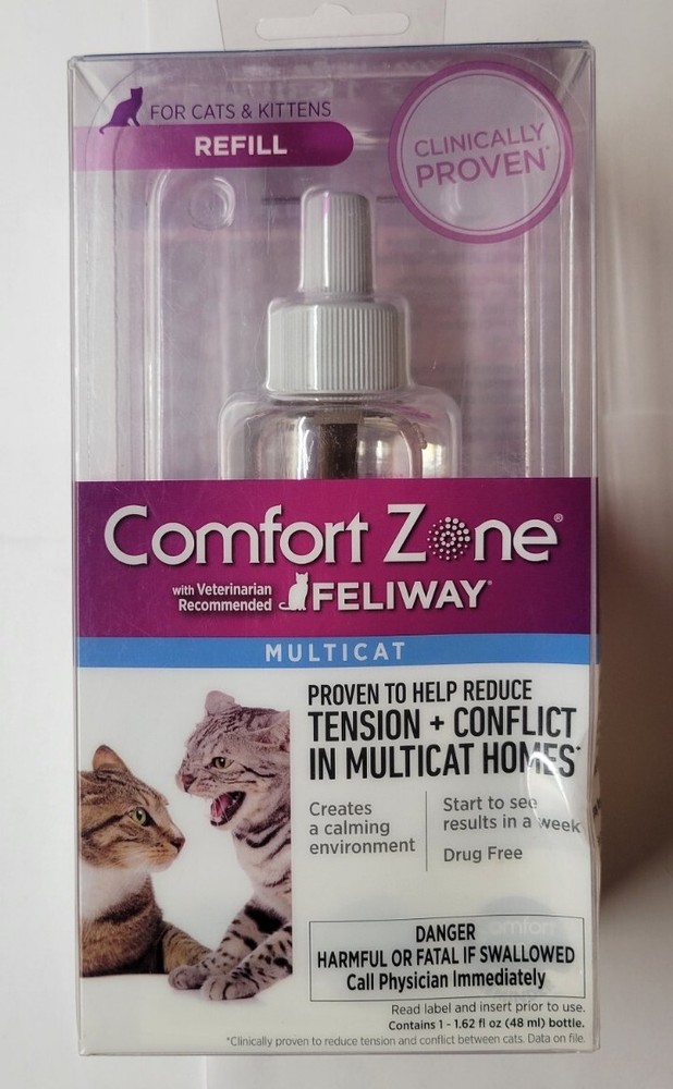 Comfort Zone Multi-Cat Diffuser Refill For Tension & Conflict 1.62Oz