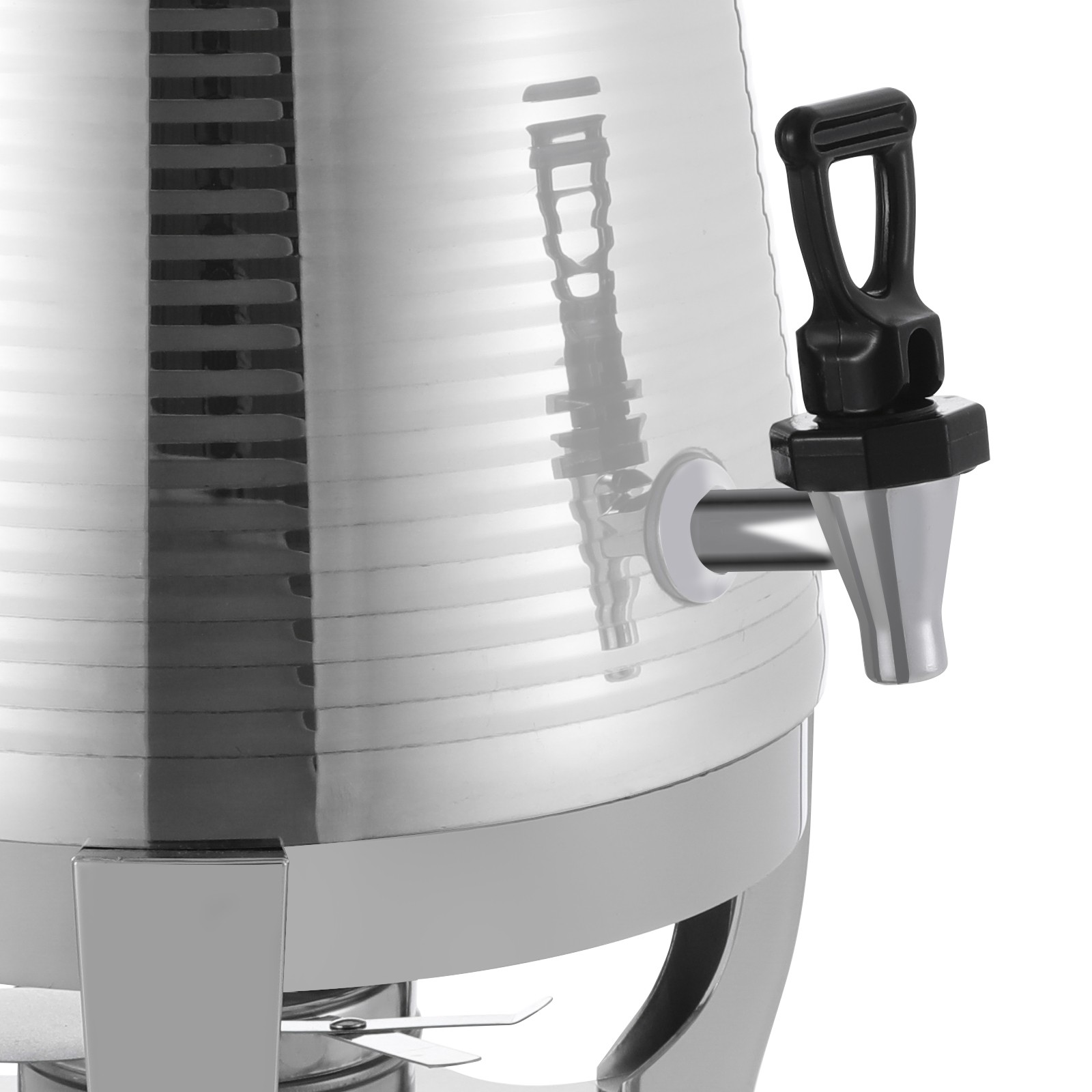 13L Beverage Dispenser Stainless Steel Hot Drink Dispensing Container with Stand