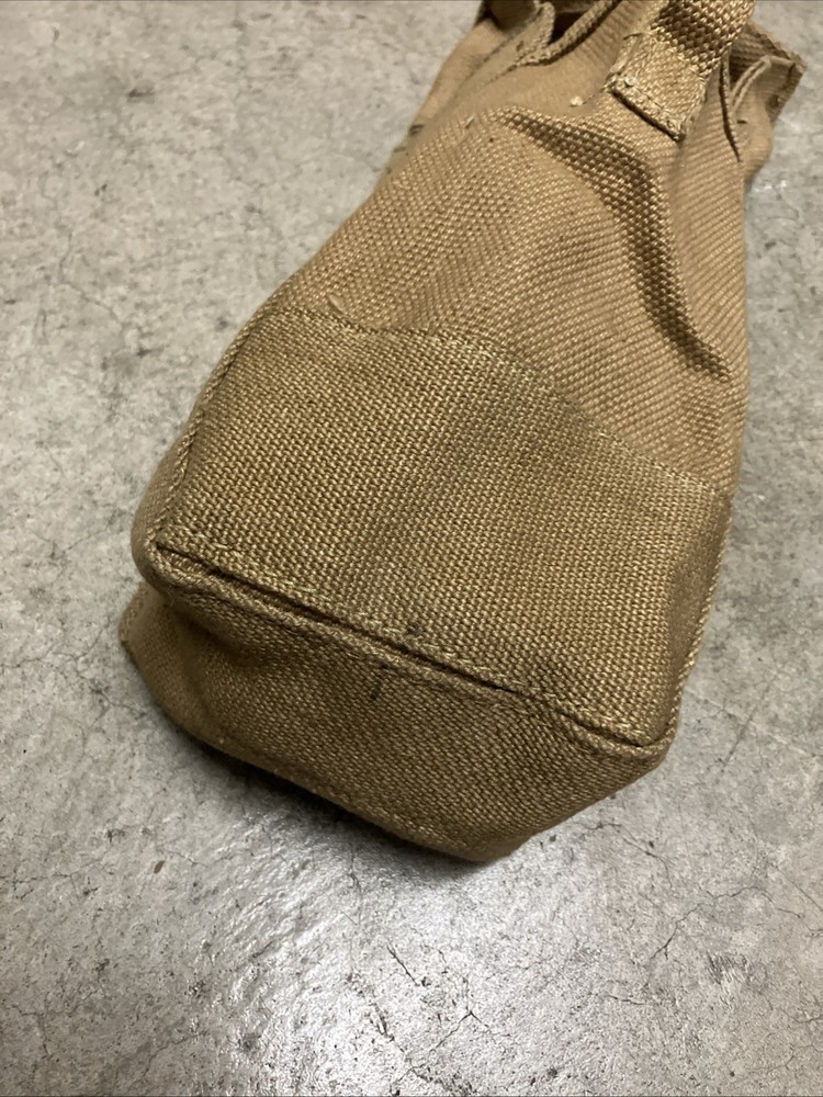 BRITISH MILITARY CANVAS AMMO POUCH DATED 1940