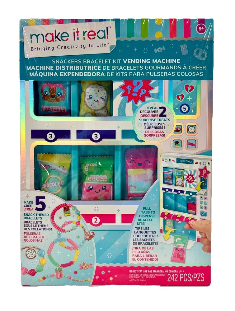 Make It Real Smackers Bracelet Kit Vending Machine