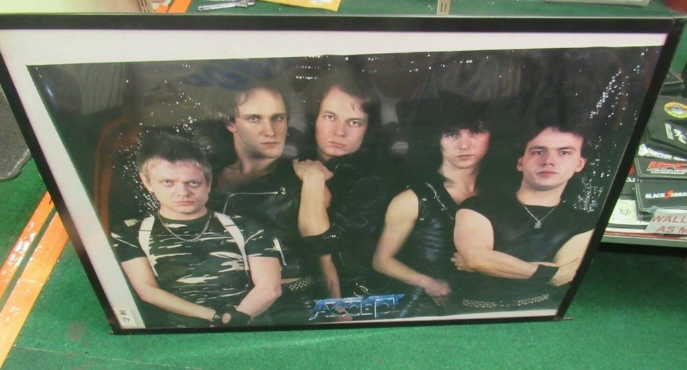 ACCEPT POSTER NEW 1984 RARE VINTAGE COLLECTIBLE OOP ORIGINAL