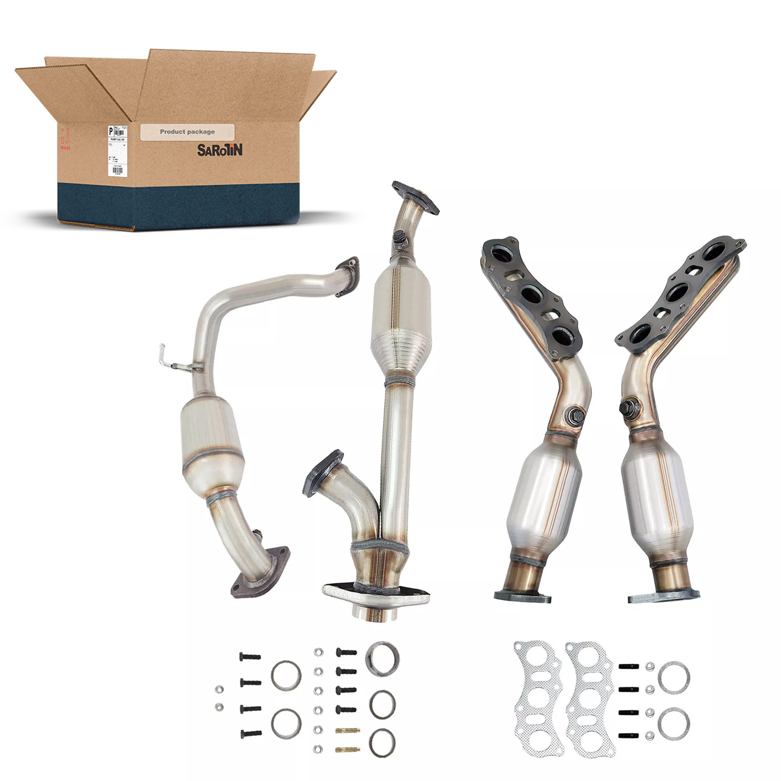 4x Catalytic Converters For Toyota 2003-2009 4Runner/2007-2009 FJ Cruiser 4.0L