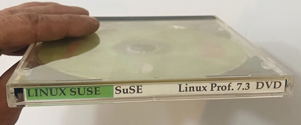 SuSE Linux Professional 7.3 DVD Install Disc | Vintage Linux OS | Tested | 2002