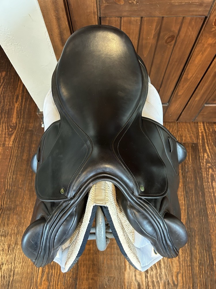 County Brown Monoflap Jump Saddle 18” Forward Flap Medium Tree