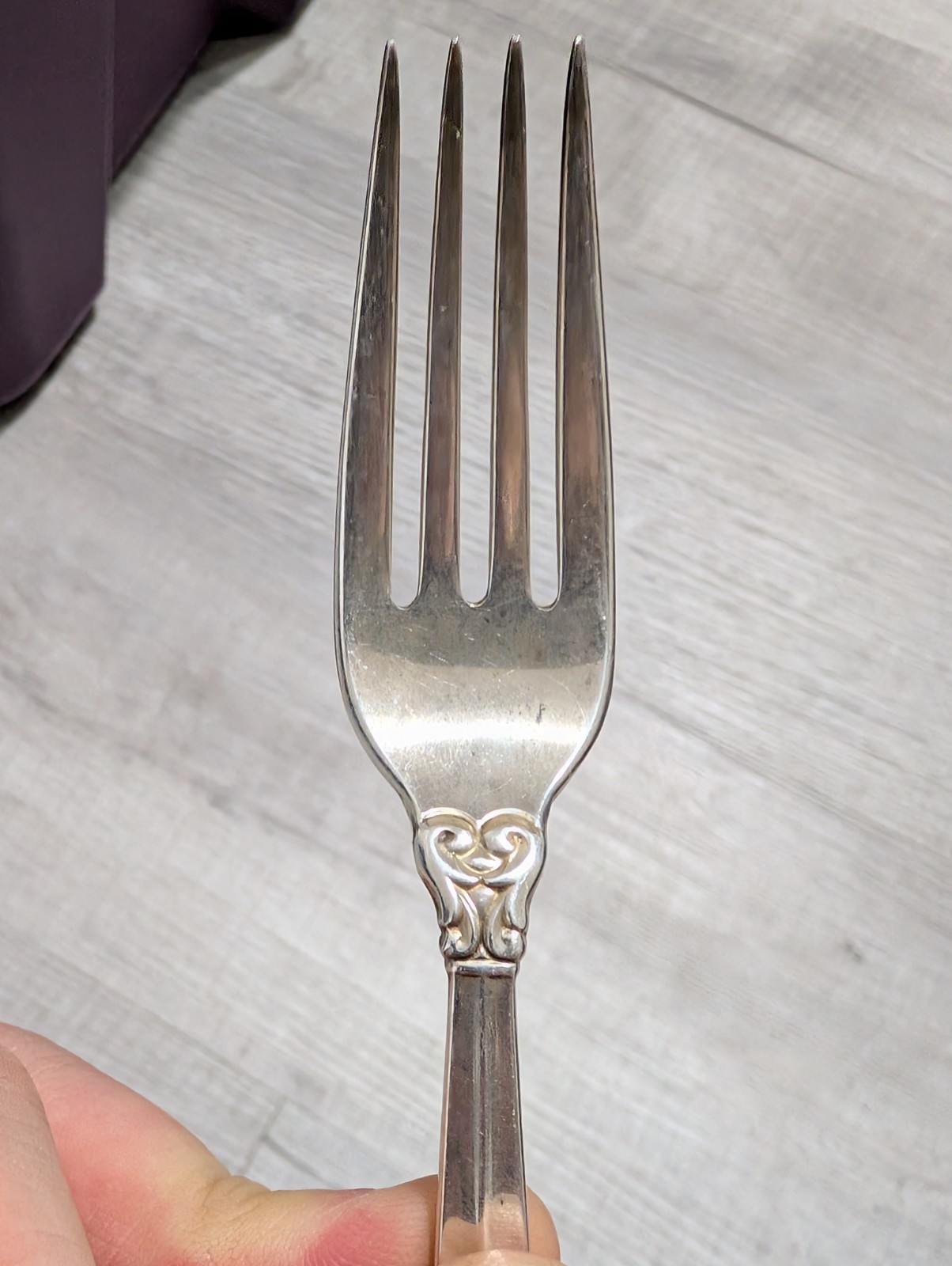 INTERNATIONAL ROYAL DANISH STERLING SILVER DINNER FORK 7 1/8" NO MONOGRAM