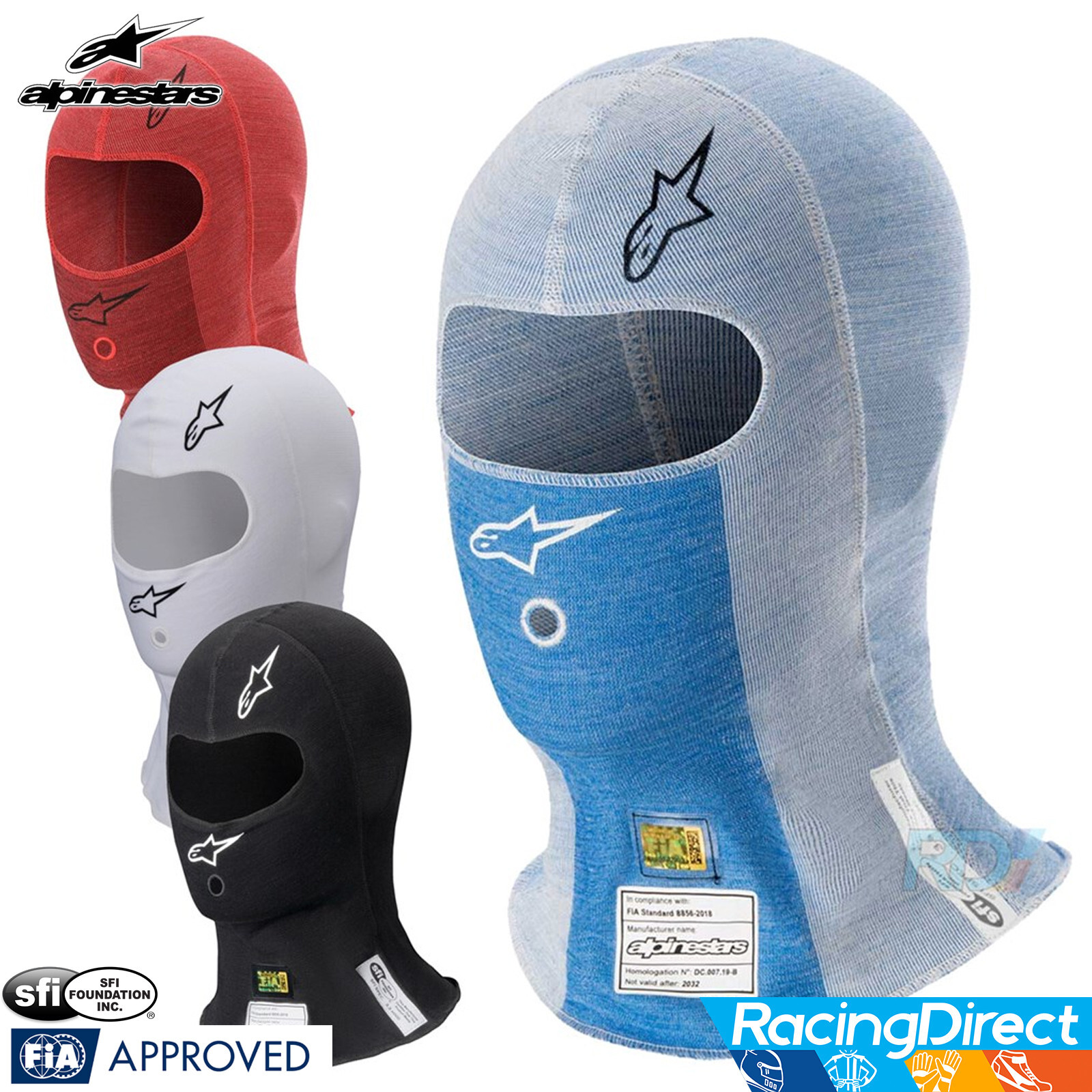 Alpinestars - ZX EVO v2 Balaclava - SFI 3.3 / FIA 8856-2018 Rated Headsock