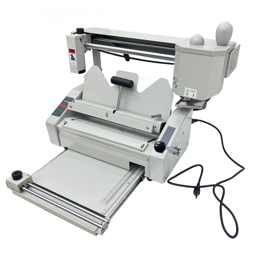 Electric Glue Binding Machine with creasing Function Book Indenting Machine A4