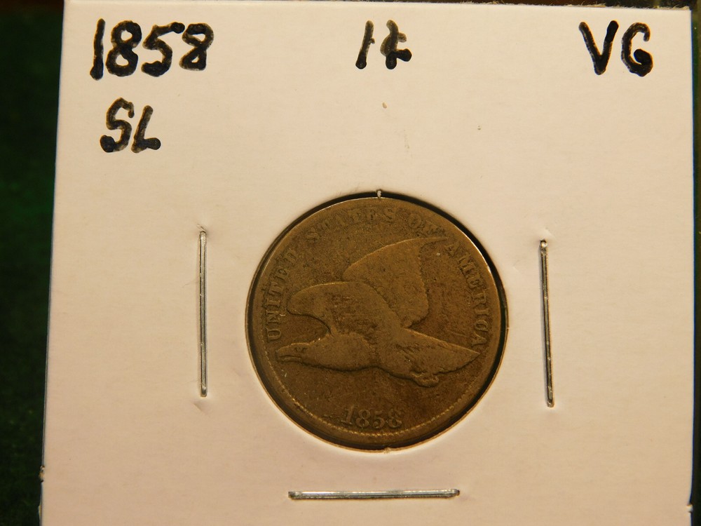 1858 SL  Flying Eagle Cent    Item # 2539