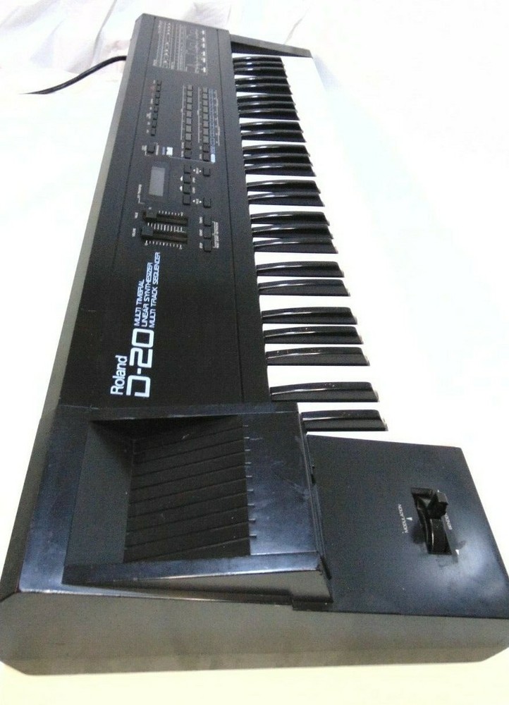 Roland D-20 Multi Timbral Linear Synthesizer Multi Track Sequencer Keyboard
