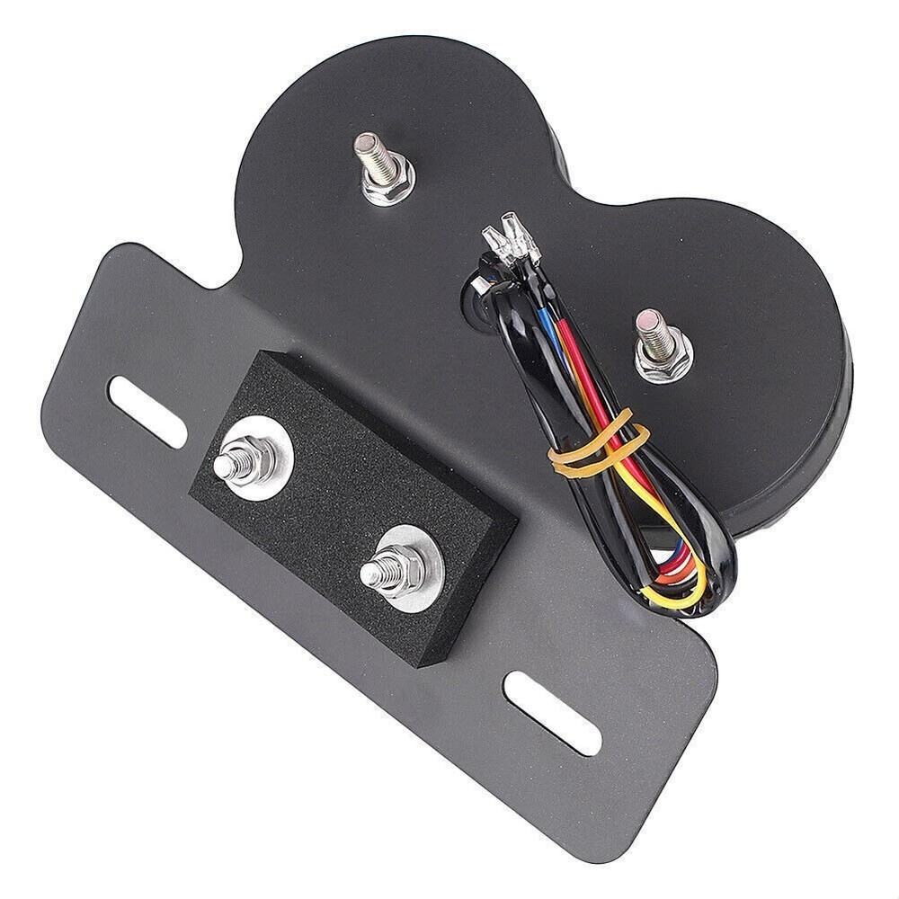 Universal Smoke Trinity Integrated Tail Light with License Plate Light