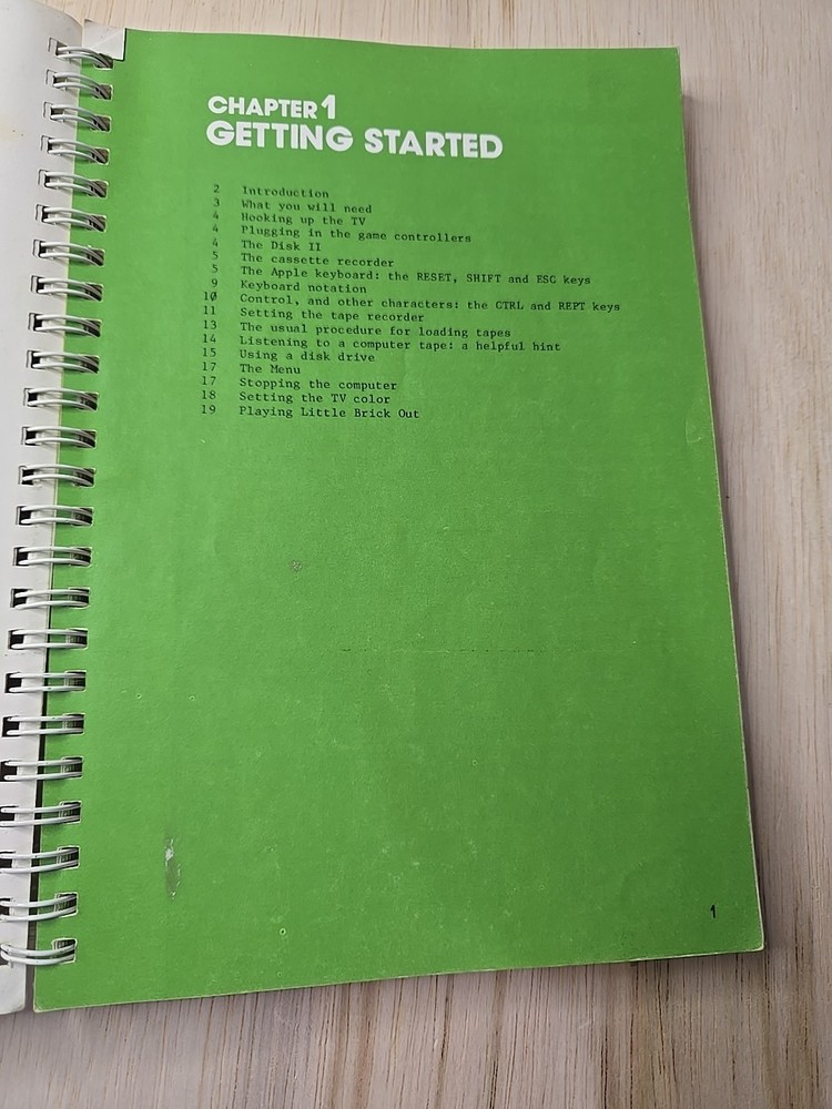 Vintage The Applesoft Tutorial Book