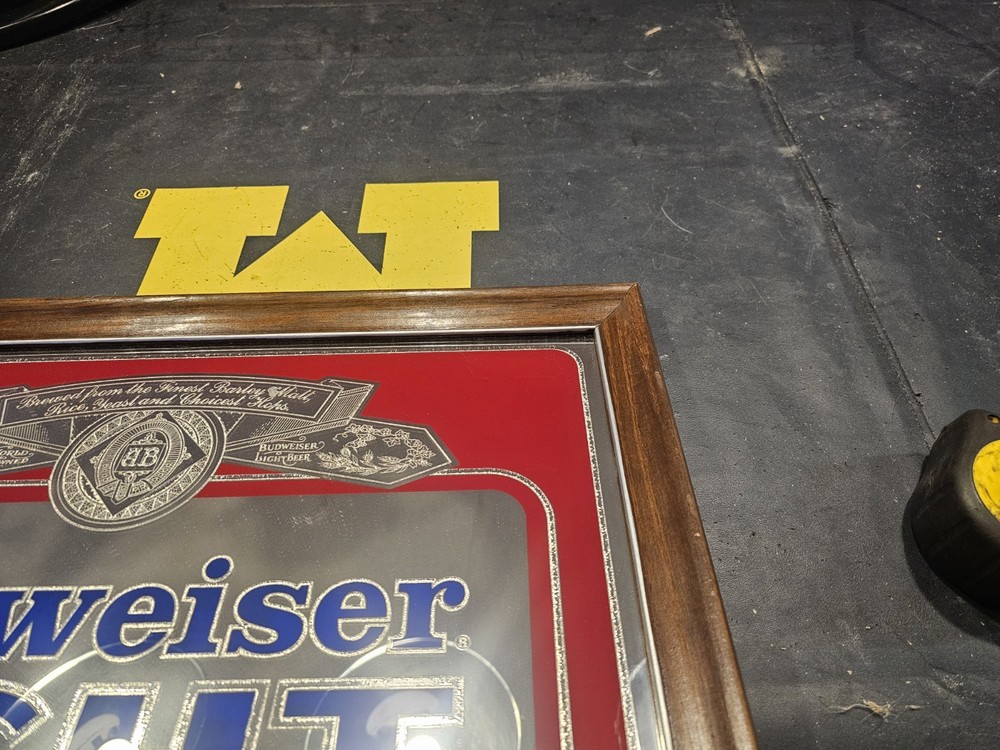 RARE BUDWEISER LIGHT MIRROR