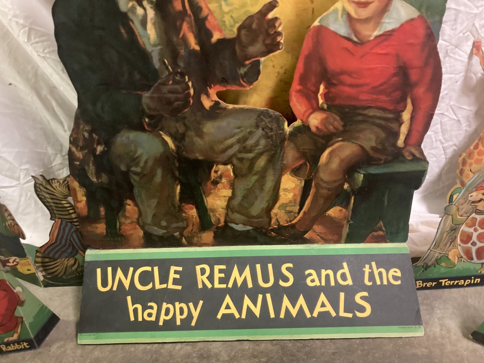 VINTAGE 1931 UNCLE REMUS & ANIMALS COCA-COLA COKE ADVERTISING - SNYDER & BLACK