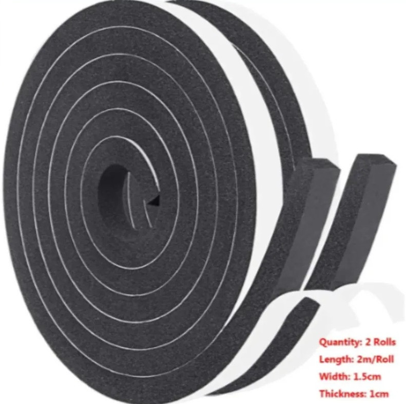 4m Foam Window Sealing Strip Weatherproof Soundproof Self Adhesive Tape