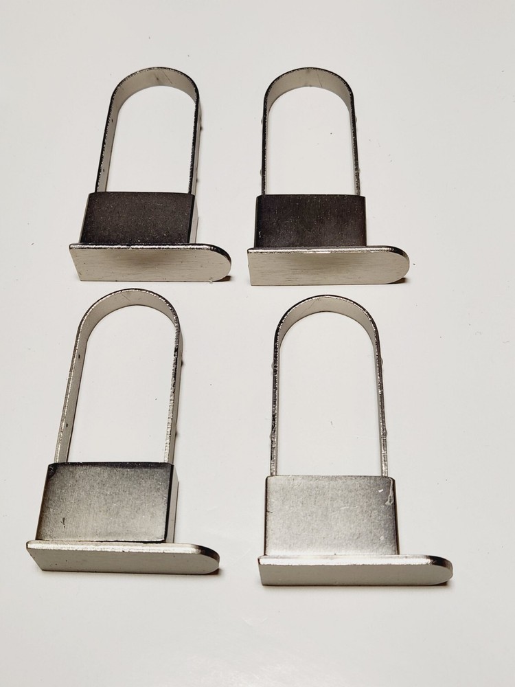 Rectangular End Cap Store Retail Display Hangrails 4pc