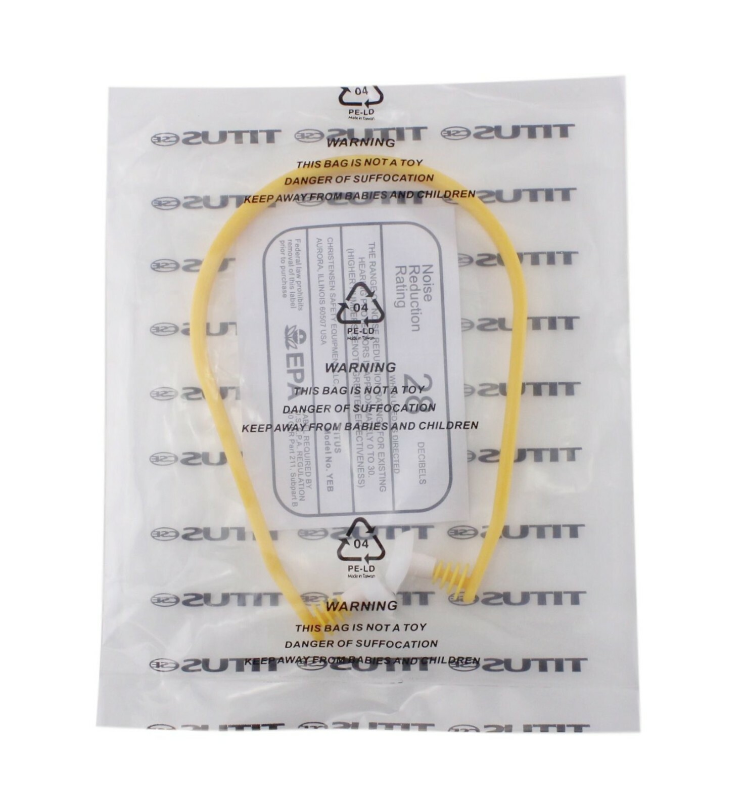 EAR PLUGS NECK BAND HEARING PROTECTION FIRING SHOOTING RANGE NOISE SUPPRESSION