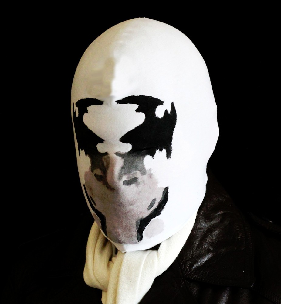 Rorschach Mask MOVING Ink Blots changes with breath SEE VIDEO!