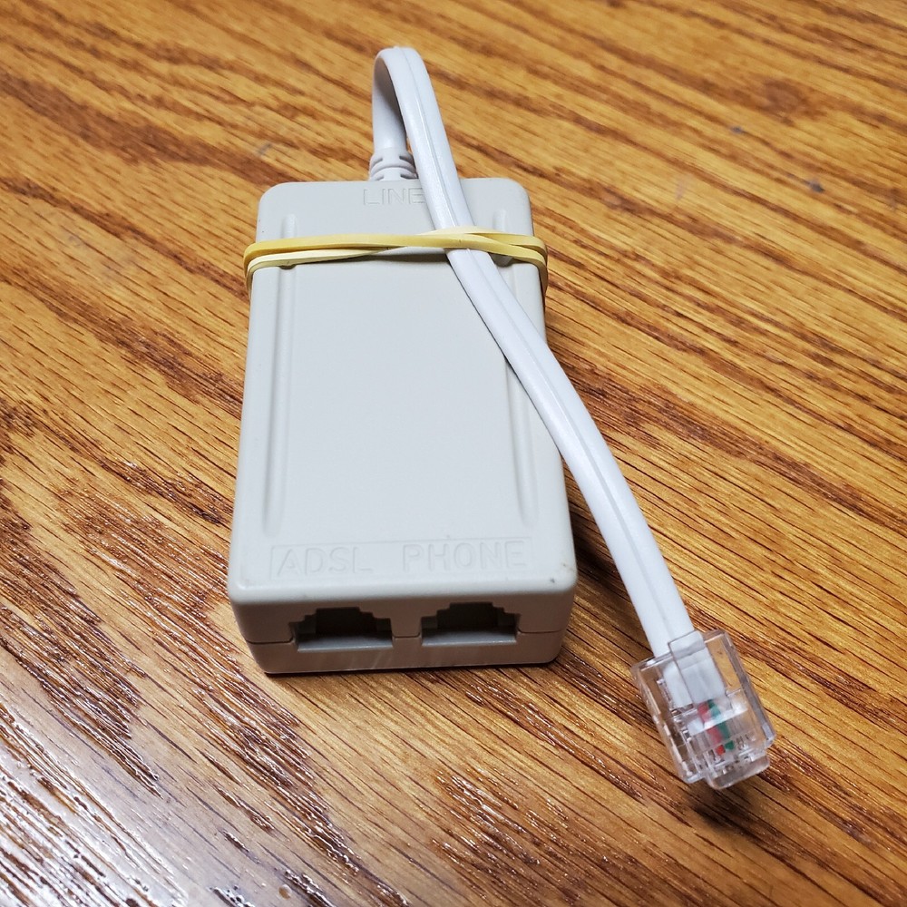 (2) te TE DSL439L PHONE LINE SPLITTERS