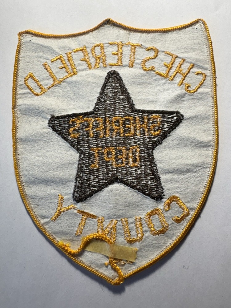 Chesterfield County Virginia Sheriff Patch