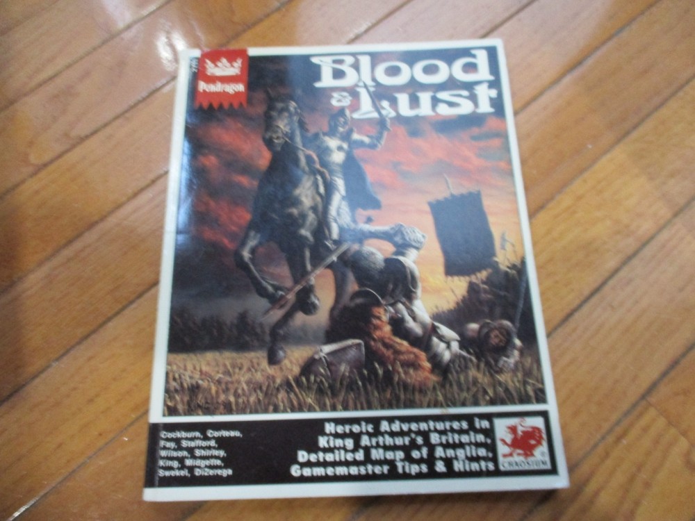 Pendragon RPG Blood & Lust