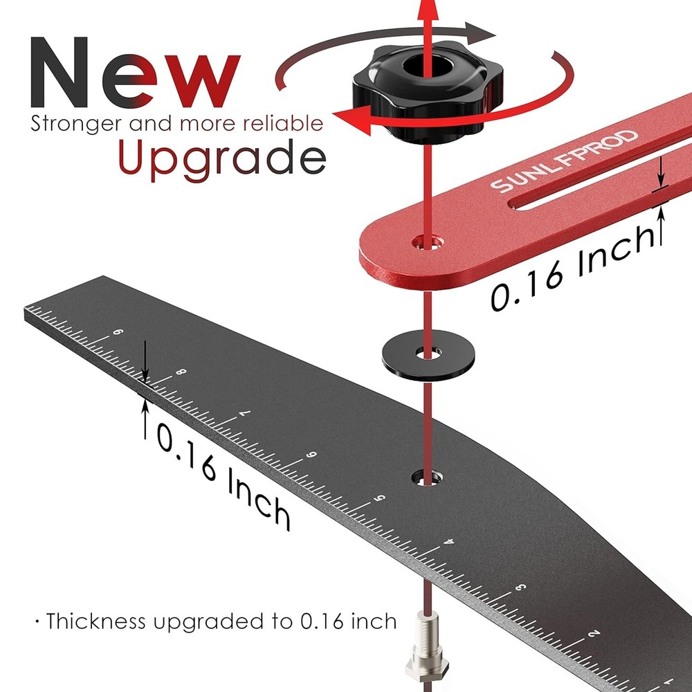 Stair Tread Template Tool with Adjustable Extensions for Accurate Measurements