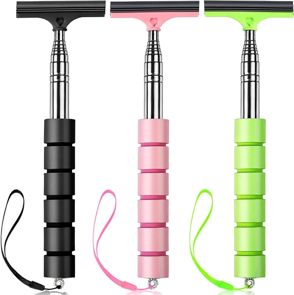 3 PCS Side Mirror Squeegee Car Mirror Squeegee,Retractable Car Rearview Mirror