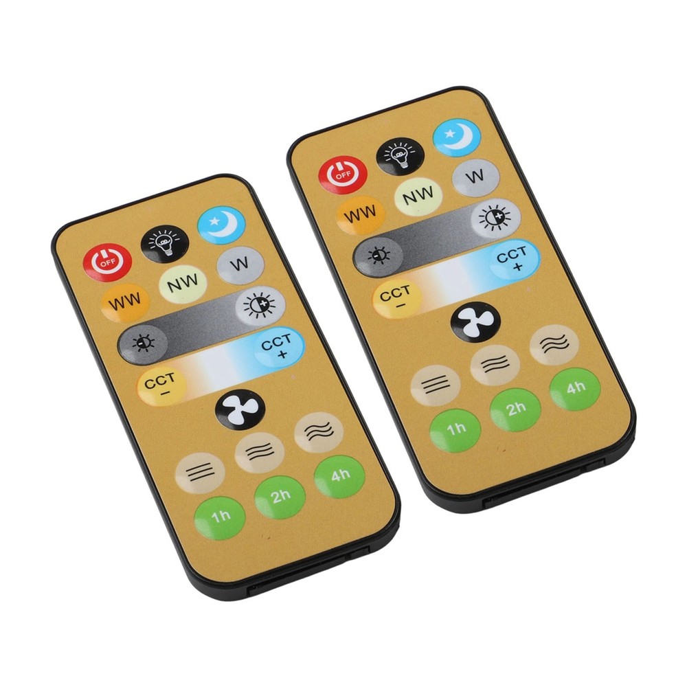2pcs Replacement Remote Controls for E27 Ceiling Fan and Light Systems